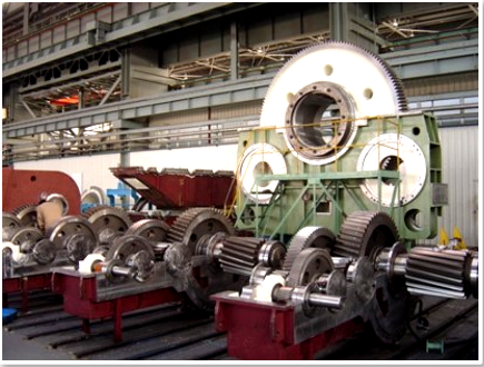 Converter tilting drive reducer 210t